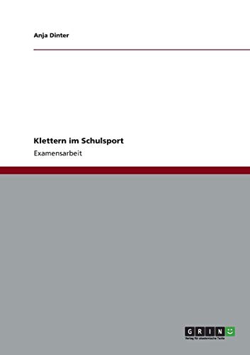 Klettern im Schulsport