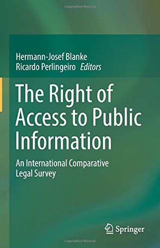 The Right of Access to Public Information: An International Comparative Legal Survey