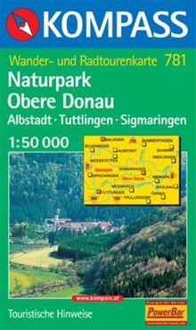 Kompass Karten, Naturpark Obere Donau