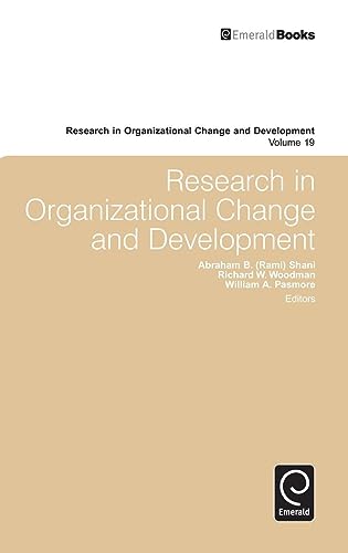 Research in Organizational Change and Development