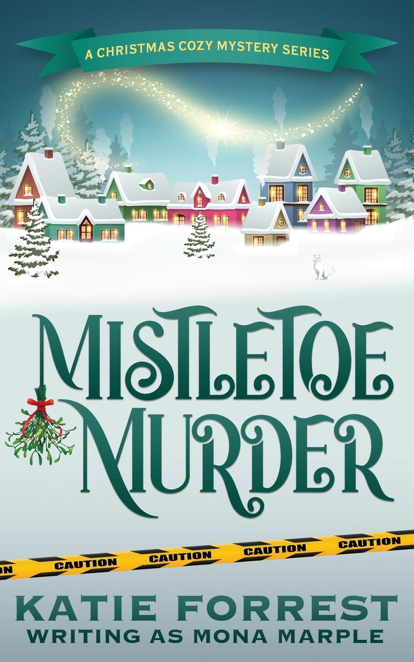 Mona Marple Mistletoe Murder, A Christmas Cozy Mystery Series Book 4