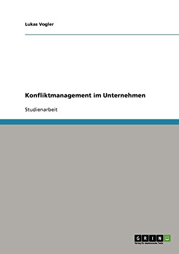 Konfliktmanagement im Unternehmen