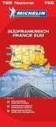 MICHELIN Nationalkarte Frankreich Süd: Nationalkarte. Mit touristischen Hinweisen. Mit Ortsverzeichnis, eingeschneiten Straßen, Verkehrsinformationen
