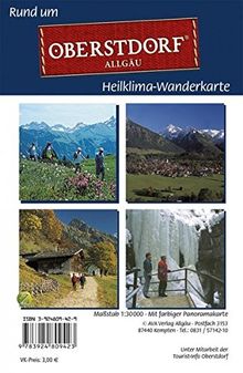 Rund um Oberstdorf/Allgäu, Heilklima-Wanderkarte