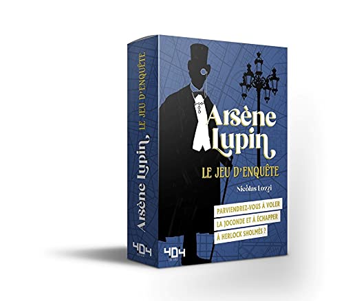 NICOLAS LOZZI Ars&egrave;ne Lupin : le jeu d'enqu&ecirc;te - Jeu de soci&eacute;t&eacute; de 1 &agrave; 6 joueurs - Jeu coop&eacute;ratif et narratif