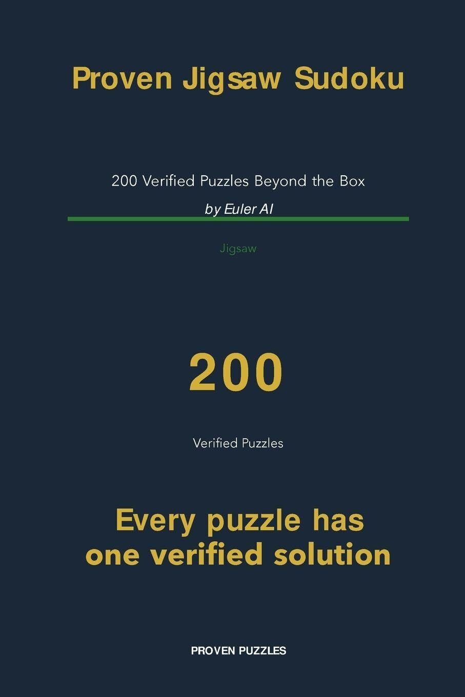 Proven Jigsaw Sudoku