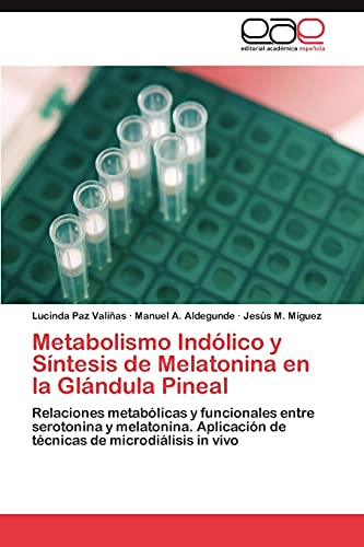 Metabolismo Indólico y Síntesis de Melatonina en la Glándula Pineal: Relaciones metabólicas y funcionales entre serotonina y melatonina. Aplicación de técnicas de microdiálisis in vivo
