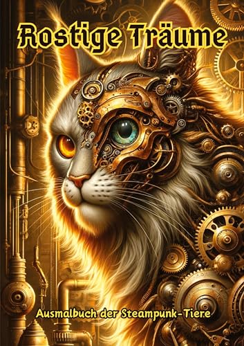 Rostige Träume: Ausmalbuch der Steampunk-Tiere