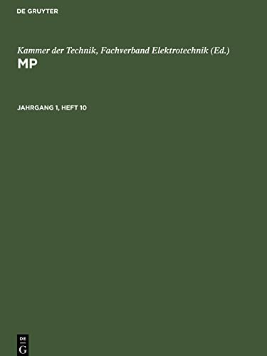 MP, Jahrgang 1, Heft 10, MP Jahrgang 1, Heft 10