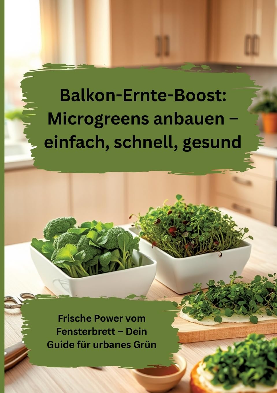 Balkon-Ernte-Boost: Microgreens anbauen – einfach, schnell, gesund: Frische Power vom Fensterbrett – Dein Guide für urbanes Grün