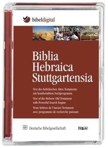 Biblia Hebraica Stuttgartensia: Text des hebräischen Alten Testaments mit komfortablem Suchprogramm