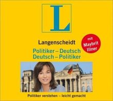 Langenscheidt Politiker - Deutsch / Deutsch - Politiker . Politiker verstehen leicht gemacht