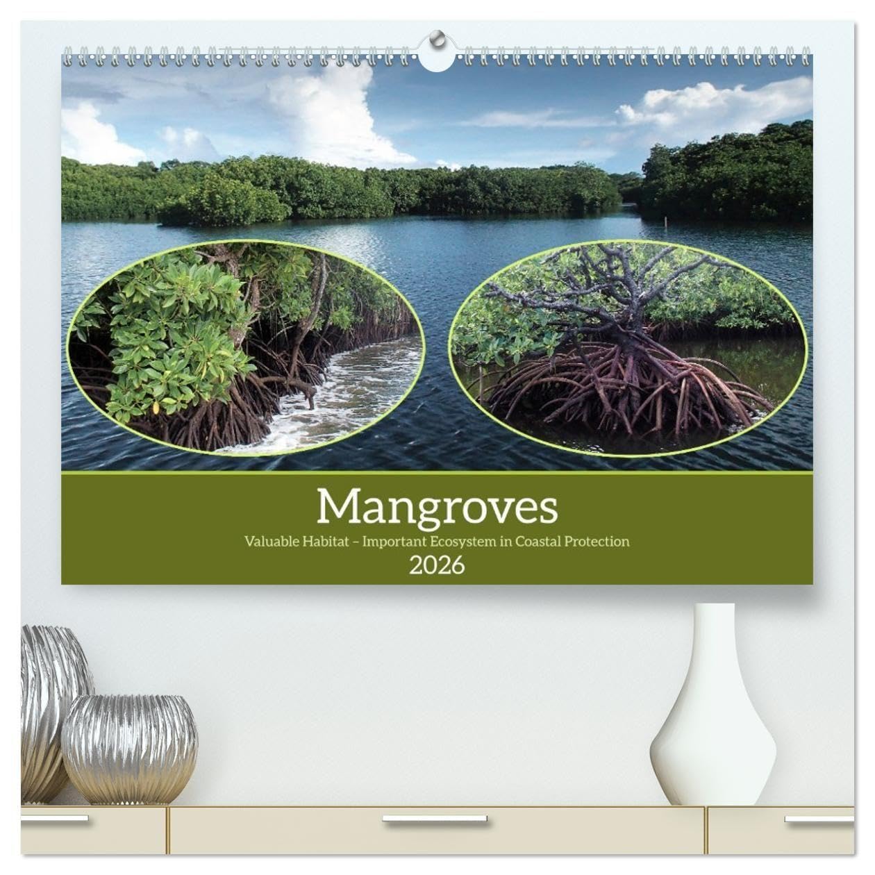 Mangroves - Valuable Habitat (High Quality Premium Wall Calendar 2026 DIN A2 landscape),CALVENDO 12 Month Wall Calendar: Mangroves, Unique Habitat, Needs Protection! (CALVENDO Places)