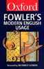 A Dictionary of Modern English Usage (Oxford Library of English Usage)