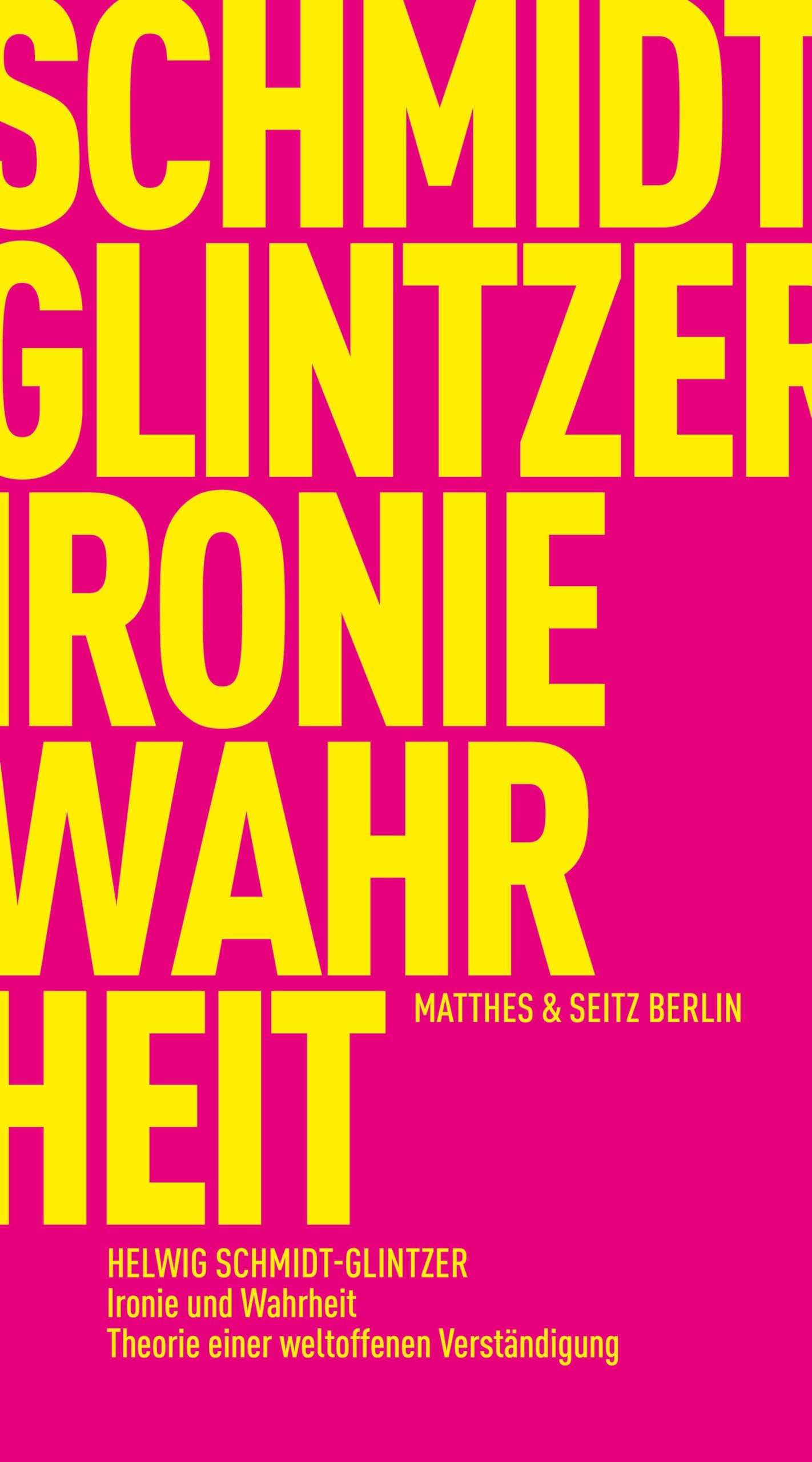 Ironie und Wahrheit: Theorie einer weltoffenen Verständigung (Fröhliche Wissenschaft)