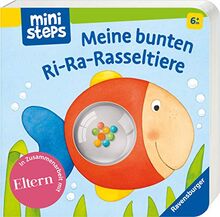 Meine bunten Ri-Ra-Rasseltiere: Ab 6 Monaten (ministeps Bücher)