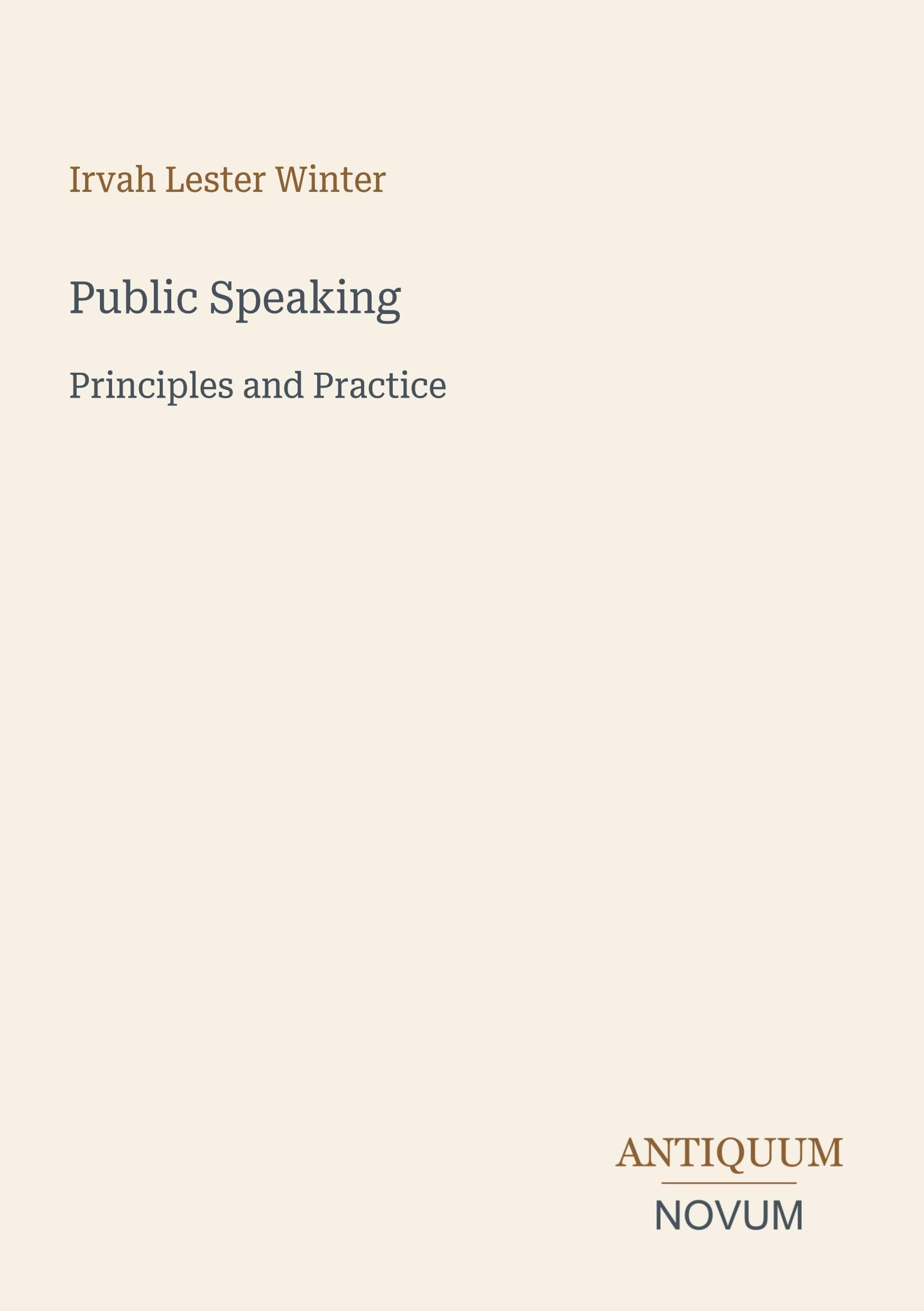 Public Speaking