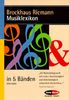 Brockhaus Riemann Musiklexikon. Buch und CD-ROM für Windows ab 3.1/95/98/ME/NT oder 2000: A - D / E - K / L - Q / R - Z. Ergänzungsband A - Z: 5 Bde.