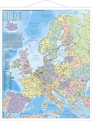Stiefel Eurocart Europa Organisationskarte