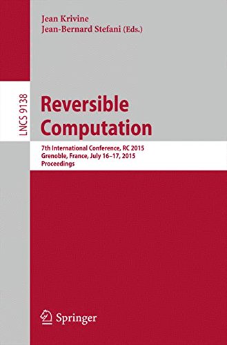 Reversible Computation (Lecture Notes in Computer Science)