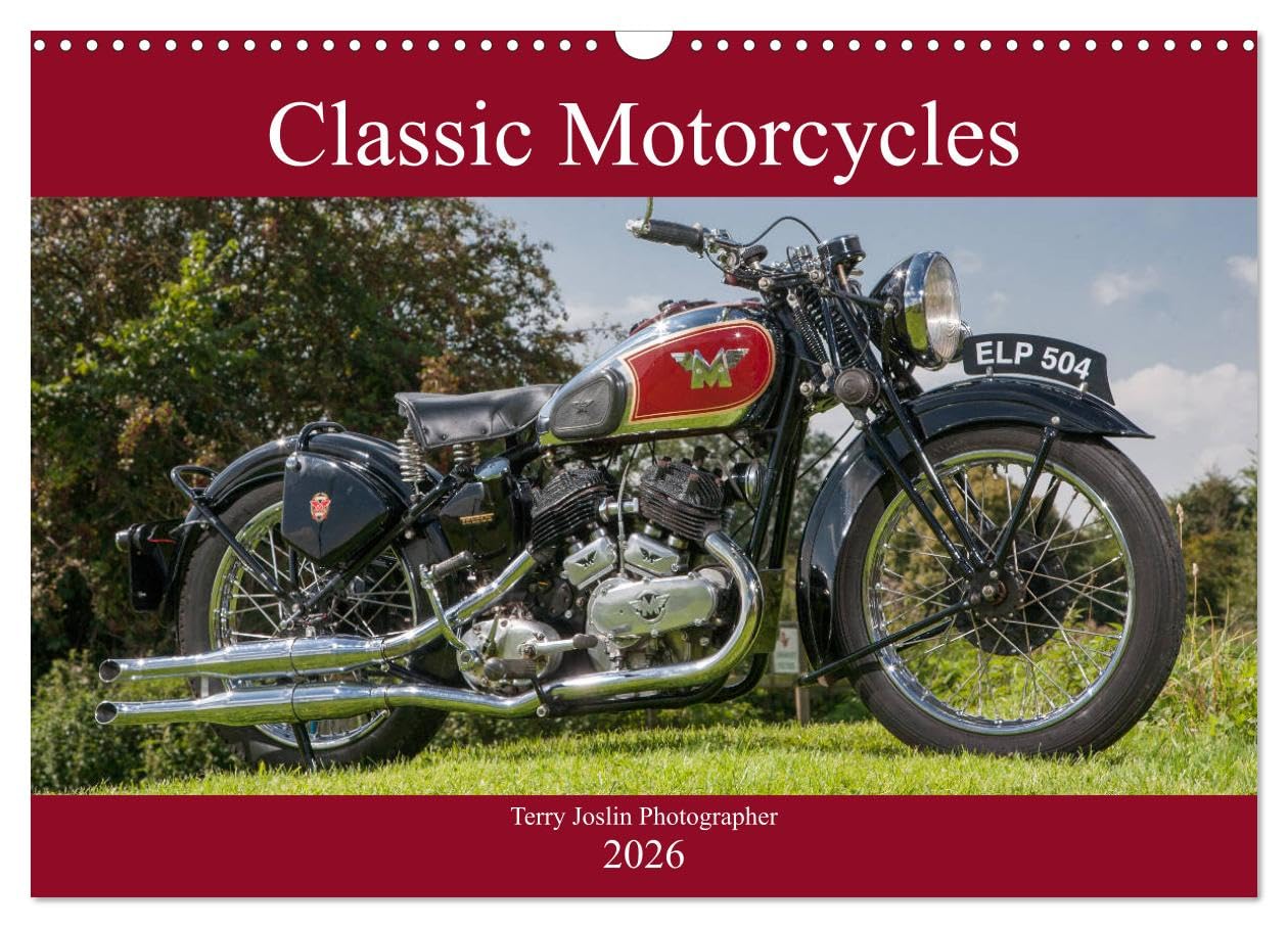 Classic Motorcycles (Wall Calendar 2026 DIN A3 landscape), CALVENDO 12 Month Wall Calendar: Classic Motorcycles is a high quality monthly calendar