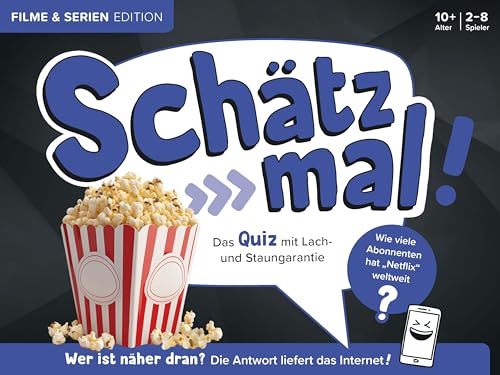 Schätz mal! Filme und Serien Edition: Das Quiz mit Lach- und Staungarantie | Ab 10 Jahre | 2-8 Spieler