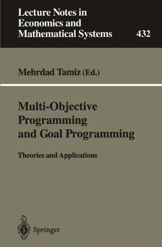 Multi-Objective Programming and Goal Programming: Theories And Applications (Lecture Notes In Economics And Mathematical Systems)