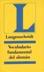 Langenscheidt Vocabulario fundamental del aleman, Un vocabulario tematico