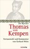 Thomas von Kempen: Textauswahl und Kommentar von Gerhard Wehr