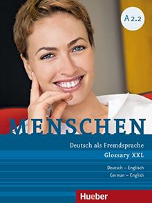 Menschen A2/2: Deutsch als Fremdsprache / Glossar XXL Deutsch-Englisch