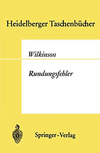 Rundungsfehler (Heidelberger Taschenbücher, 44, Band 44)