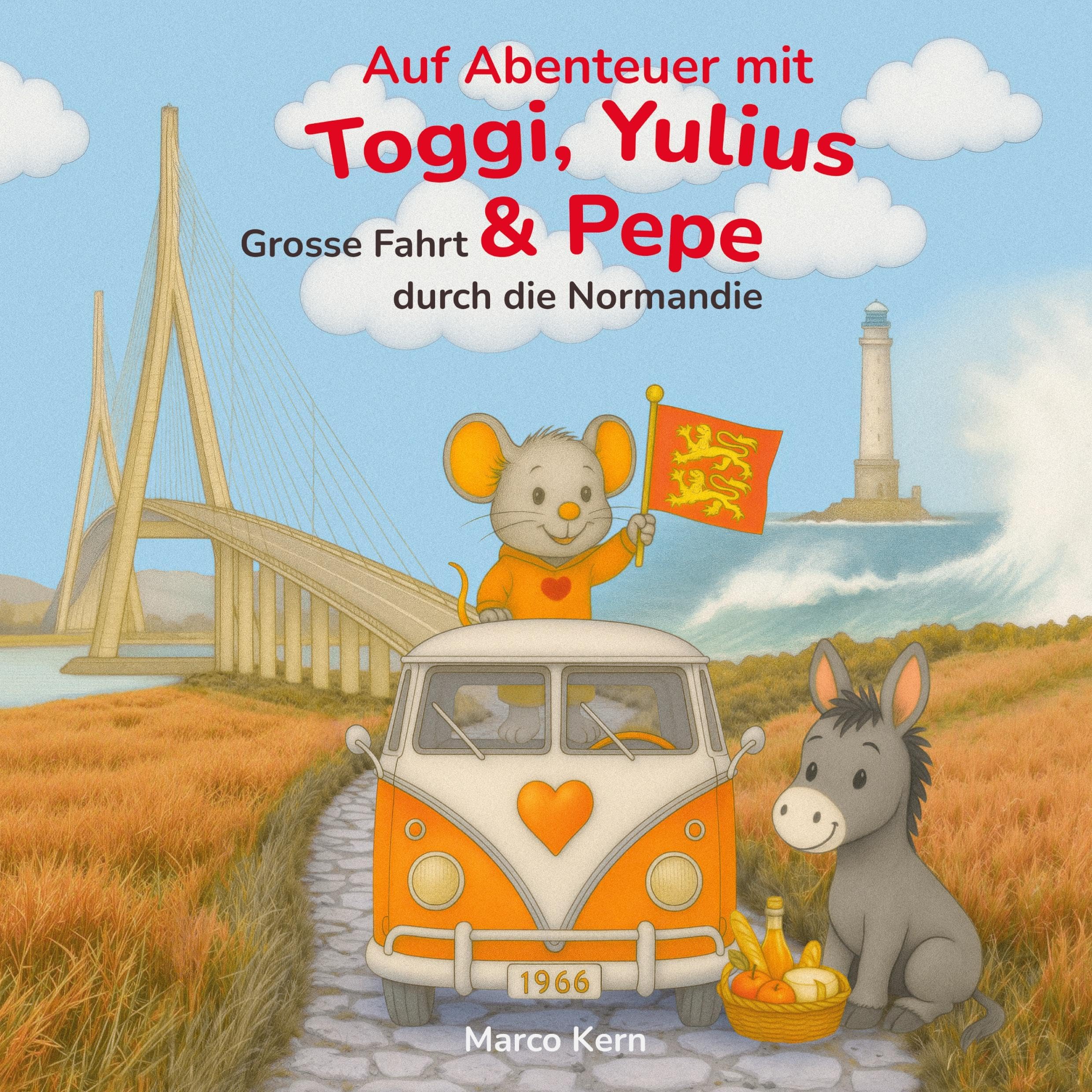 Auf Abenteuer mit Toggi, Yulius & Pepe Grosse Fahrt durch die Normandie: Ein Reiseabenteuer für Herz und Fantasie