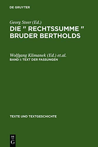 Text der Fassungen (Texte und Textgeschichte, 11-14)