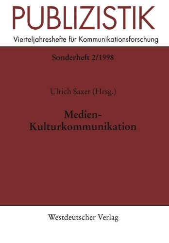 Publizistik, H.2, Medien-Kulturkommunikation (Publizistik Sonderhefte)