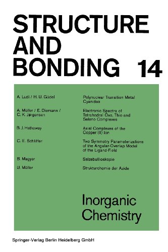 Inorganic Chemistry (Structure and Bonding)