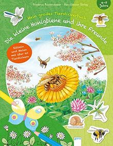 Die kleine Honigbiene und ihre Freunde: Mein großes Tierstickerbuch