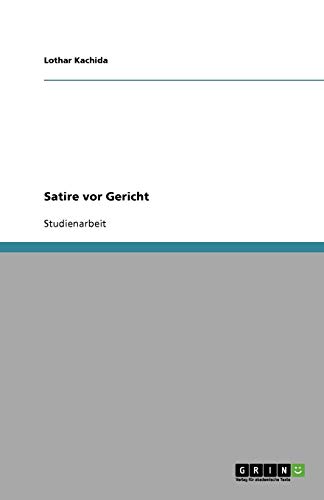 Satire vor Gericht
