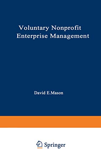 Voluntary Nonprofit Enterprise Management (Nonprofit Management and Finance)