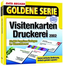 Goldene Serie. Visitenkarten Druckerei 2002. CD- ROM für Windows ab 95C. 30.000 Premium- Vorlagen im Wunschformat