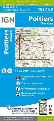 Poitiers Chauvigny 1 : 25 000