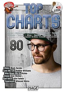 Top Charts 80 (mit CD): Die aktuellsten Hits der erfolgreichsten Stars und das Beste aus den Charts!