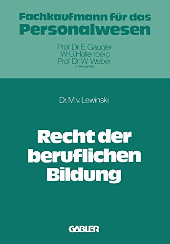 Recht der beruflichen Bildung