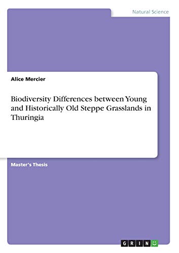 Biodiversity Differences between Young and Historically Old Steppe Grasslands in Thuringia: Magisterarbeit