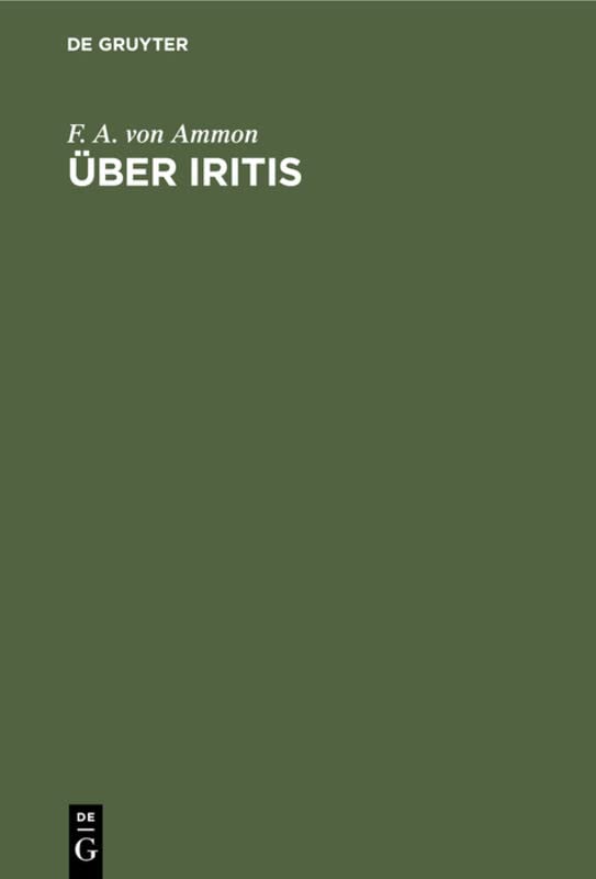Über Iritis: 6 Bücher