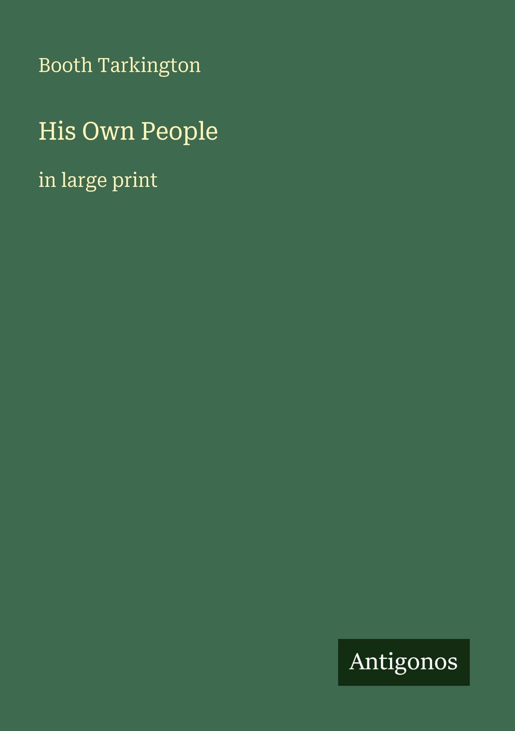His Own People: in large print
