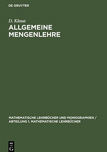 Allgemeine Mengenlehre
