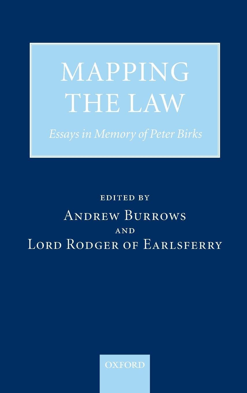MAPPING LAW: ESSAYS MEMORY PETER BIRKS C