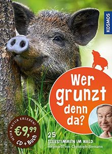 Wer grunzt denn da?: 25 Tierstimmen im Wald