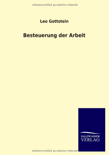 Besteuerung der Arbeit