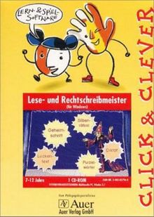 Lese- und Rechtschreibmeister, neue Rechtschreibung, 1 CD-ROM Lern- und Spielsoftware. Für Windows 3.1